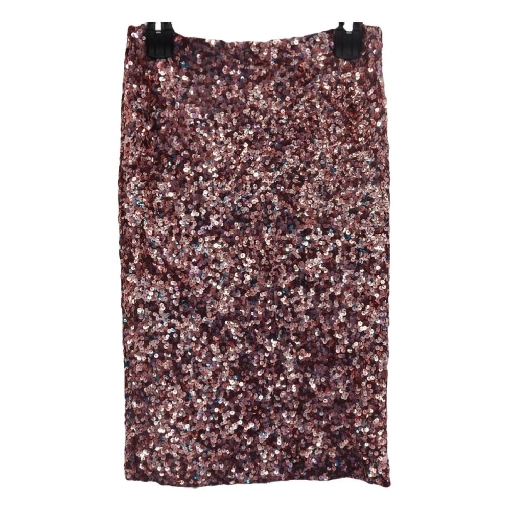 Dolce & Gabbana Sequin Pencil Skirt - Pink